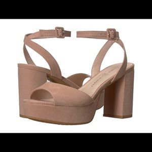 NWT Chinese Laundry Theresa Heels in Dark Nude